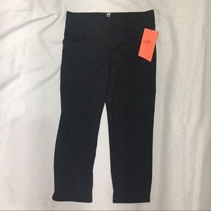 H&M Half Leggings Black Womens US S NWT
